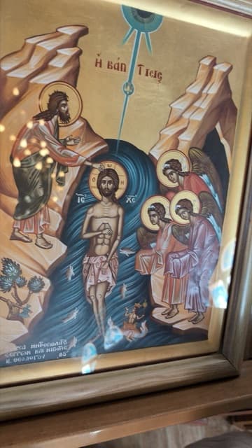 Icon of Theophany (the Baptism)